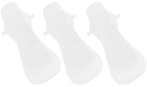 UTHCLO 3 Stück Pack Wiederverwendbare Damenbinden aus Baumwolle 420mm Atmungsaktiv Waschbar Komfortabel für Menstruation und Alltag