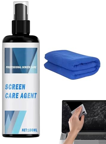 TV Screen Cleaner - 4.72 Inch Care Electronic Devices | Camera Lens Cleaner - Anti-Fog, Streak-Free Solution for Monitors, Laptops, Phones, Glasses, and Car Displays