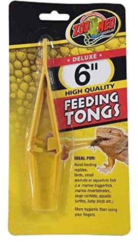 Zoo Med TA-20e Kunststoff Futterzange, 15 cm, zur gezielten Fütterung von Reptilien und Fischen