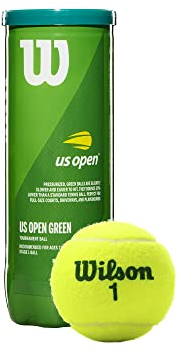 Wilson Jugend-Tennisball – US offenes grünes Turnier, Einzeldose (3 Bälle)