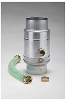 Zink Wassersammler mit Schlauchanschluss 1 Ø 100 mm