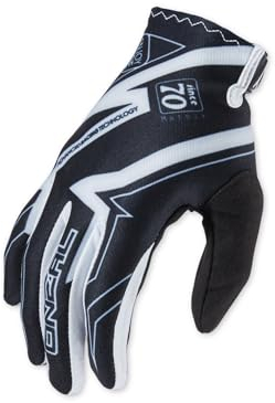 O'NEAL Fahrradhandschuhe & Motocross Handschuhe Vault Glove Racewear I MX MTB Motocross Enduro I Motorradhandschuhe Herren & Damen I Sehr starker Grip I Schwarz Weiß I Größe M
