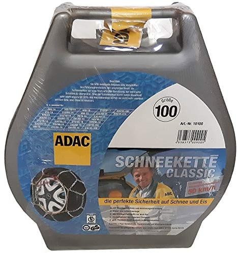 cartrend ADAC Classic 100 Schneekette für Radgrößen 205 215 220 225 230 235 240 245 255