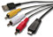 vhbw cavo audio video AV con connettore USB compatibile con Sony Cybershot DSC-H70, DSC-HX100, DSC-HX100V fotocamera digitale, camera