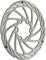 BBB Cycling Fahrrad Bremsscheibe mit 6 Schrauben Edelstahl Fahrradbremsscheibe mit Verschleißanzeige für Road Mountain E-Bikes MTB 140mm PowerStop BBS-111, Silber