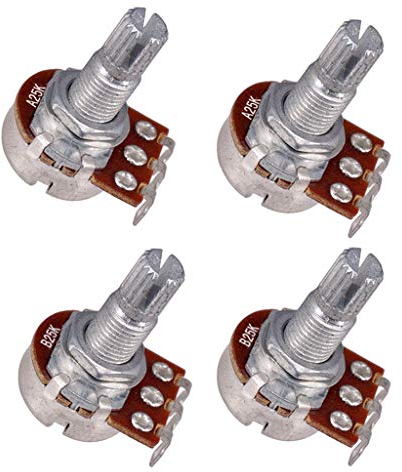 4 er pack Potentiometer A25K / B25K Ohm Push Pull Gitarre Potentiometer für E-Gitarre
