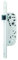 Yale Serrure à encastrer bec de cane sans clé axe 40 mm, coffre 135 mm - Y12R-A40/B/SC - Pêne Réversible, Têtière bouts ronds - Porte intérieure de communication, cuisine, salon - Blanc, Gâche incluse