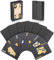 joyoldelf Jeu de Carte Poker Étanches en Plastique Diamond Noir Nouveauté - Parfait pour la Fête et Le Jeu