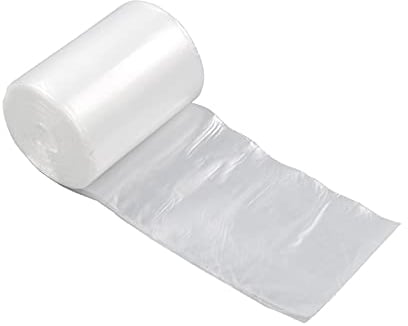 Easymanie Bolsas para Basura Pequeña, Transparente Bolsa de La Basura de 6 Litros, 105 Bolsas