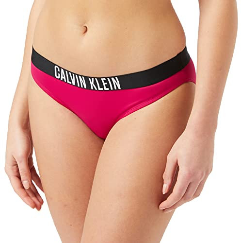 Calvin Klein Classico Parte Inferiore del Bikini, Royal Pink, XS Donna