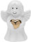GRUSS & CO 49902 Engel, Höhe 5,5 cm Porzellanfigur, Porzellan, Weiß