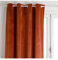 Atmosphera - Rideau à Oeillets occultant Velours - Terracotta 140x260 cm
