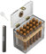 TISFA Acryl Zigarren Humidor mit Luftbefeuchter und Hygrometer, Desktop Zigarren Fall Box mit spanischer Zedernablage für etwa 18-50 Zigarren