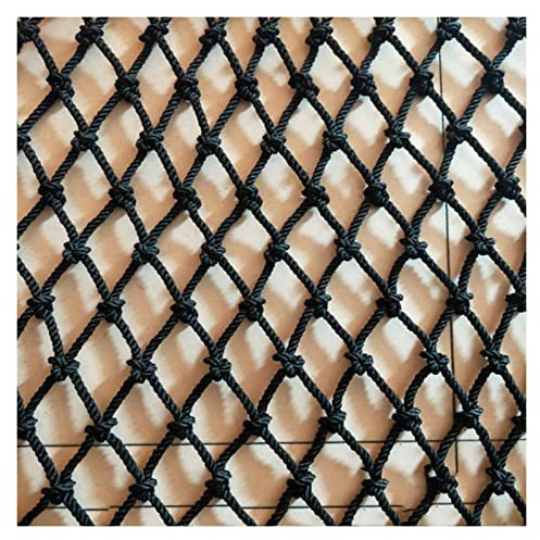 PLOEA Nylonseil-sicheres Netz, Kinder Outdoor-Trainings-Kletternetz Treppenzaun Anti-Fall-Netz Wand-Dekonetz Haustier-Absperrnetz Anhängernetz Color : 8cm mesh, Size : 1x1m(3x3ft)