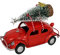 Oletabeth Weihnachten Vintage Rot Truck mit Mini Weihnachtsbäumen Ornamente Bauernhaus Metall LKW Auto Dekor für Weihnachtsdekorationen (rotes Auto), 15 x 10 x 6.5cm/5.9 x 3.9 x 2.6 inch