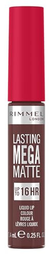 Rimmel London Lasting Mega Matte Liquid Lipstick, Long-Lasting, Hydrating, Vegan Formula - 860 - Urban Affair, 7.4ml