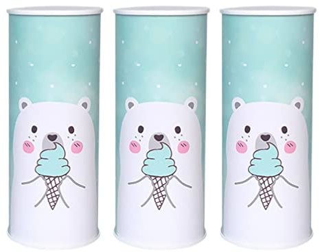 3pcs Round Car Tissues Paper Tube Tissue for Travel | 50 Sheets Each Cylinder, Fits Cup Holders, Disposable Fresh-touch Supply for Daily Use Random Style