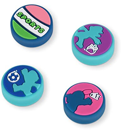 DLseego Thumb Grips Caps per Switch/Switch Lite/Switch OLED Joy Con, Carino in Silicone Stick Cap Analogico, Copertura Protettiva Cartoon Button Cap-Sport (4PCS)
