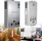 LMYYDES 18L Gas Hot Water Heater Shower Propane Tankless Instant Boiler Stainless Steel On-Demand Home Appliance Mini Instant Water，65x35x16cm