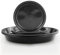 Lot de 8 soucoupes rondes en plastique noir pour pot de fleurs, 2 soucoupes pour pot de fleurs de tailles mixtes, pour intérieur et extérieur, protection de la surface des plantes domestiques (16 cm +