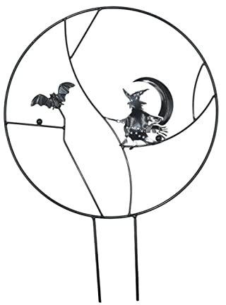 Yardwe Pflanzliche Unterstützung Kletterpflanzen Im Topf Selber Machen Unterstützung Für Pflanzengitter Spalier Für Zimmerpflanzen Klematis Clematis Spalier Feste Stange Halloween Metall