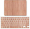 JZ Wood Grain Fall Für MacBook Air 15 with M2 (Models: A2941) Hartschalenkoffer mit Keyboard Cover Set - B