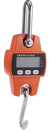 MAGICLULU Mini kran waage 300kg Kleine kran Mini-Taschen-Digitalwaage Kleine digital waagen Carne- elektronische Waage schwere Waage digitale Waage Kranwaage Hakenwaage Anzahl