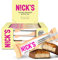 NICKS Barre protéinée faible en glucides, caramel au chocolat - 15 g de protéines - 190 calories - céto- low carb - Sans sucre ajouté - Sans gluten (12 keto protein bars x 50 g)