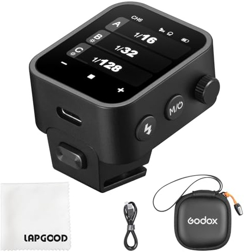 Godox X3-S Kamerablitz Blitzauslöser, X3S 2.4GHz Wireless Flash Trigger | OLED-Touchscreen,TCM,Integrierter Lithium-Akku (Typ-c-Ladung),Kabelloser Blitzauslöser für Sony Kamera