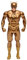 McFarlane DC Super Powers Flash Goldene Skulptur 12 cm Originalfigur im klassischen Stil basierend auf der Serie 60er mit Comic-Blasen für Sammler +12 Jahre Bizak (64385823)