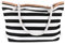 Cleminsta Große Strandtasche mit Reißverschluss, Wasserdicht Badetasche Henkeltasche Schultertasche Shoppertasche Schwimmbad Beach Tasche für Strand Sport Einkaufen Schwimmen Beach (Schwarz)