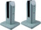 ZCX Paquete de 2 abrazaderas for espigas de vidrio, abrazadera de fijación de vidrio de acero inoxidable for cercas de piscinas, balcones, pasillos y escaleras balaustrada de acero inoxidable(Green,Ta