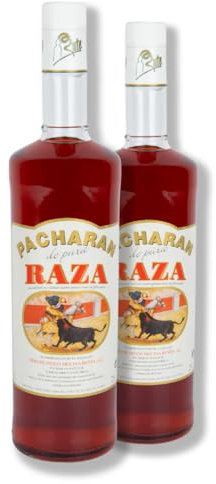 Pacharán de Elaboración Artesanal 25º, (Pack de 2 Botellas de 1L)
