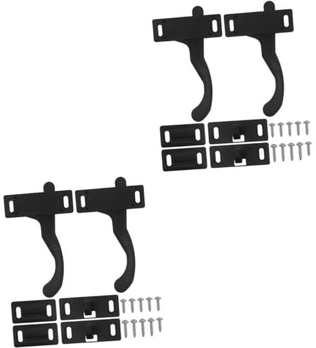iplusmile 4pezzi Serratura Per Porta Rete Per Camper Maniglia Alta Resistenza e Chiusura Sicura Per Modifiche Veicoli Ricreazionali Accessori Per Camper e Motorhome