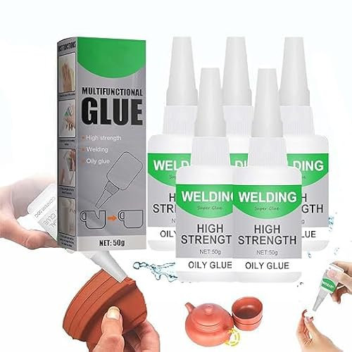 Colle de soudage multifonctionnelle 2024, Colle Universelle Puissante, Colle à L'huile Haute Résistance, Colle à Base D'huile, Super Colle Pour Soudure (5PCS)