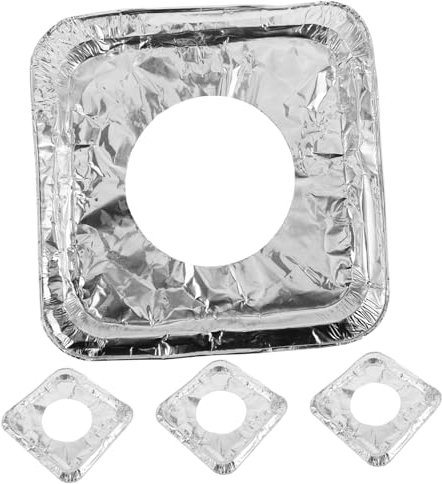 BUGUUYO 10PCS Gasherd Protektoren Aluminium Folie Liner Herd Abdeckungen Heavy Duty Herd Schutz
