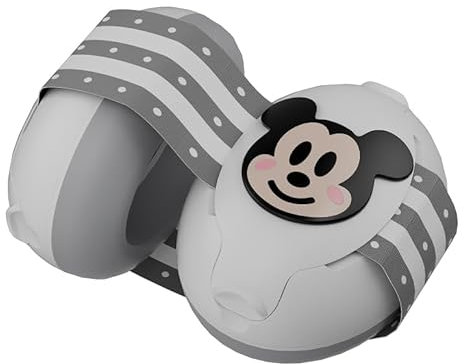 Cascos Antirruido para Niños- Cascos Bebe Antiruido ideal Accesorios Bebe-Sueño tranquilo de 0 a 36 meses-Blanco y Gris