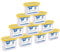 Harbour Housewares Dehumidifier 500ml Pack of 10 - Lemon - Interior Condensation Moisture Remover Mildew Absorber for Damp, Mould, Kitchen, Caravan, Car, Home, Bedroom, Wardrobe, Garage, Basement