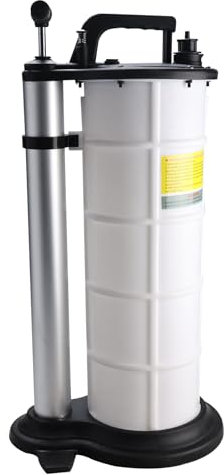 FreeTec 9L Fluid Evacuator Manual Oil Changer – Hand Operated Oil Change Fluid Extractor for Cars, Motorcycles & Machines
