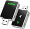 Wireless CarPlay Adapter, Android Auto Wireless Adapter, Plug & Play, Convert Wired CarPlay to Wireless, Button for Quick Devices Switch, Extension Cable USB A/C, Compatible with iOS 10+/Android 11+