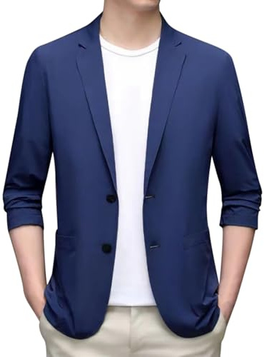 Sakko Herren Sportlich, Anzug Jacke Herren, Blazer Modern Jackett Anzüge & Sakkos Für Herren Übergröße Revers Freizeitanzug Klassisch Anzugjacken Mit Taschen Und Knöpfen Blazer Herren Sportlich Sakko
