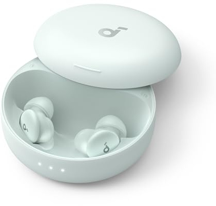 soundcore Sleep A30 by Anker Sleep Earbuds, Smart Active Noise Cancelling Sleep Headphones, Adaptive Snore-Masking System, Ultra-Comfort for Side Sleepers, 45H Playtime(Renewed)