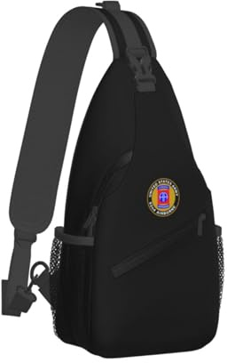 Slingbag-Rucksack Armeeveteran Der 82. Luftlandedivision Wurde Mit Dem Flugzeug Transportiert Trendiger Tagepacks Unisex Sling Schulter Rucksäcke Für Damen Reisen Herren
