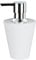 Spirella Seifenspender Max Light | mit Pumpe | Flüssigseifen-Spender | Keramik | 250ml | Langliebig und Robust | Weiß, White