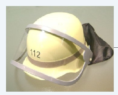Feuerwehrhelm NETZ ca. 26x14 cm