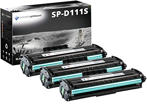 3 SCHNEIDERPRINTWARE Toner je ca.3.000 Seiten kompatibel zu MLT-D111S für Samsung Xpress M2020 M2022 M2022W M2026 M2026W M2070 M2070F M2070FW M2070W