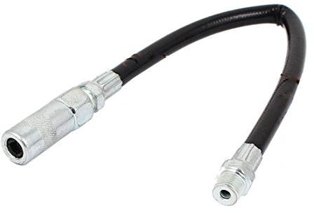 sourcing map 1/8BSP Außengewinde Flexible Verlängerung Peitsche Fettpresse Schlauch 27,9cm de