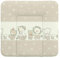 Ceba Baby® Wickelauflage - weiche Wickelunterlage - Baby Wickeltischauflage - 85x72 cm - Abwaschbar - OEKO-TEX® Standard 100 - Made in EU - Tierbabies Sterne - 85 x 72 cm
