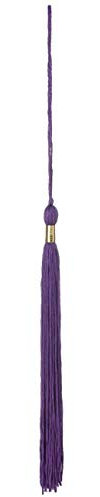 LIERYS Tassel Quaste für Doktorhut - Flexibel anpassbar - Accessoire mit Eleganz - Vielseitig einsetzbar - Saisonübergreifend - Unisex-Design lila