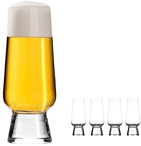 oha-design Craft-Beer-Set [4er Set] Biergläser für Craft-Biere wie Pale Ale, Pils, Wit, Helles - Tasting Kit - 400-ml